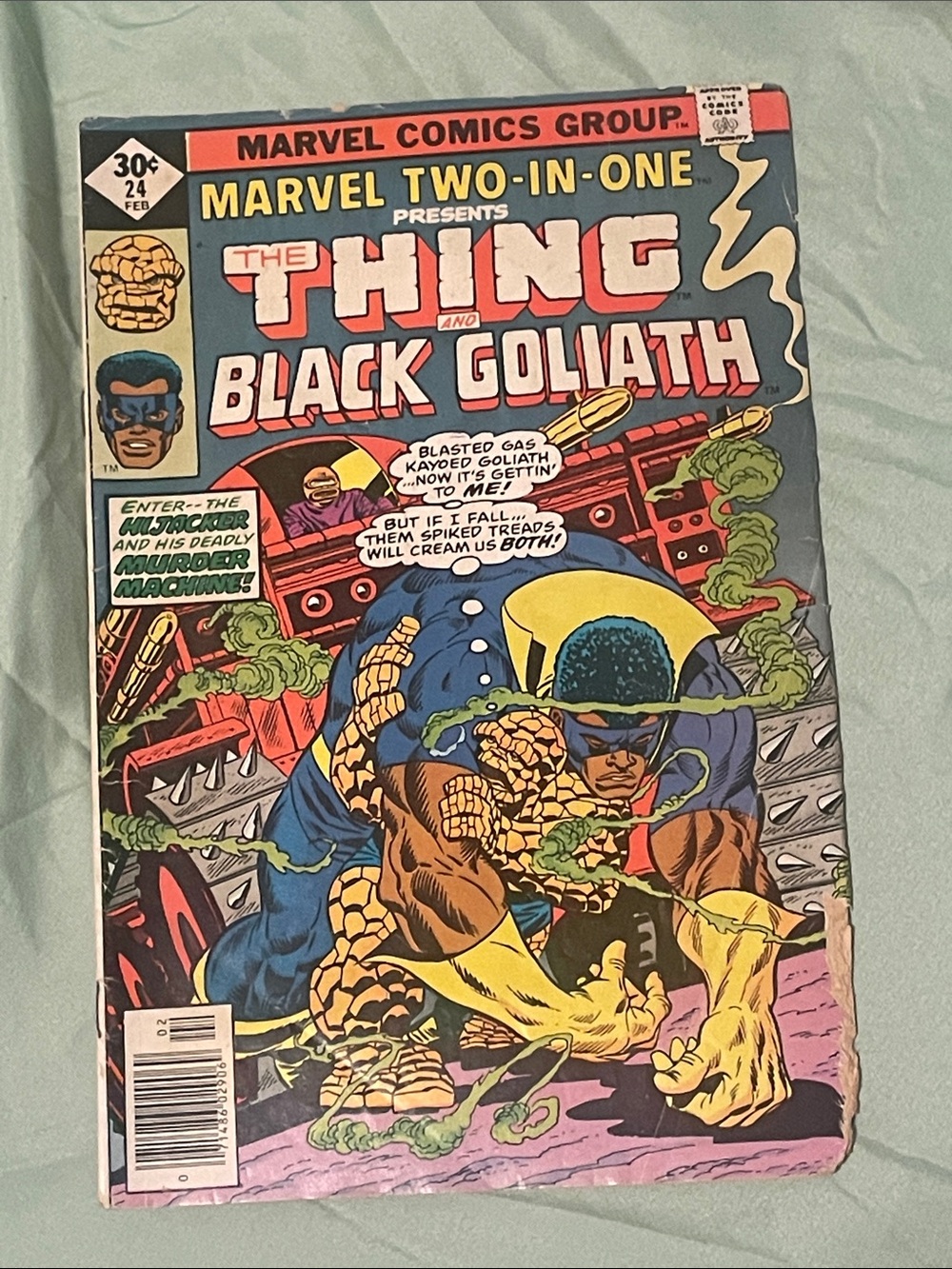 Marvel comic group thing black goliath 24 feb comic book